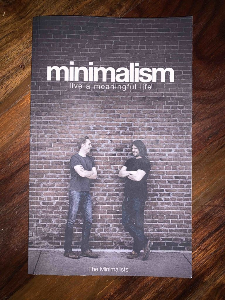 le livre "Minimalism, live a meaningful life" 